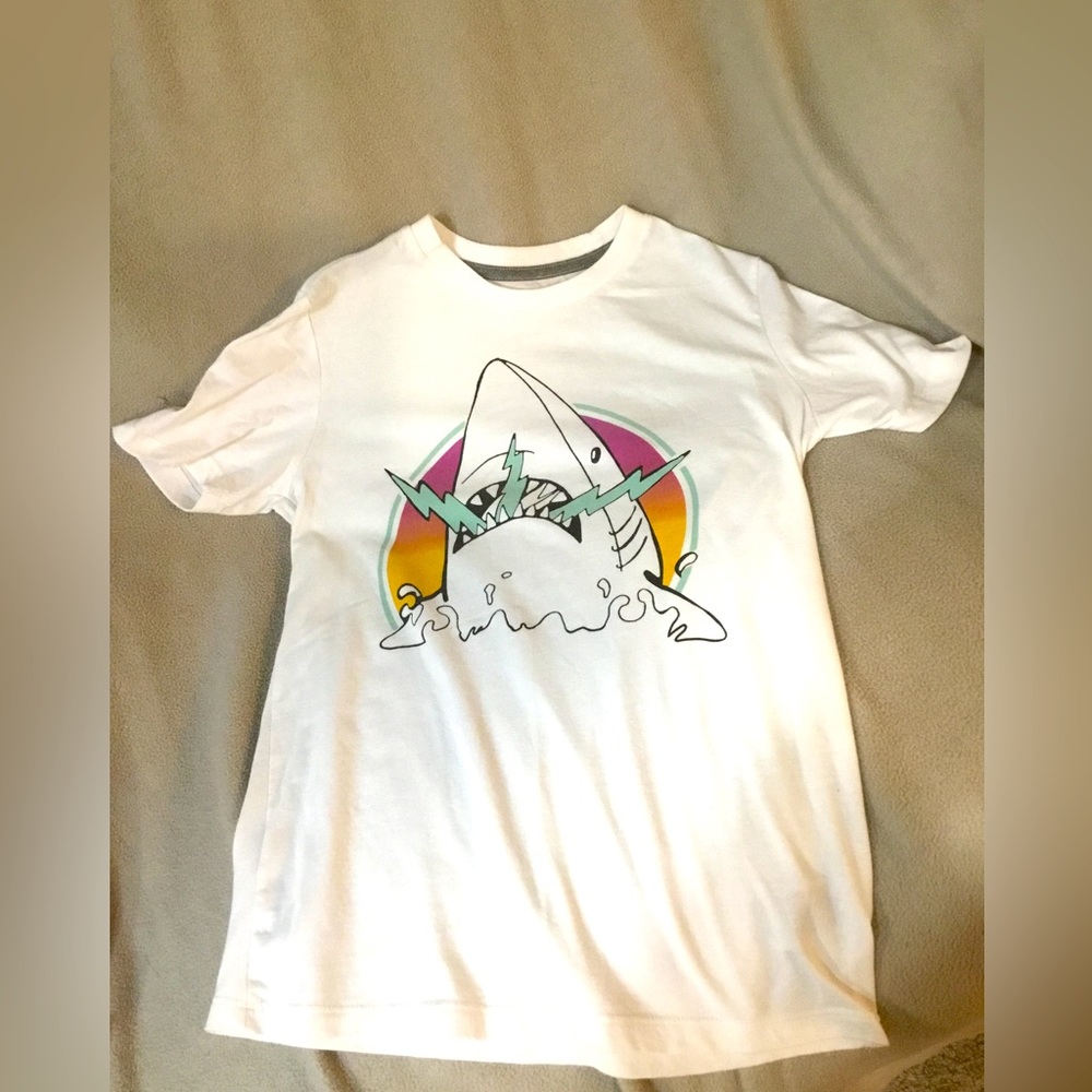 Old Navy Boys Shark Tee Shirt